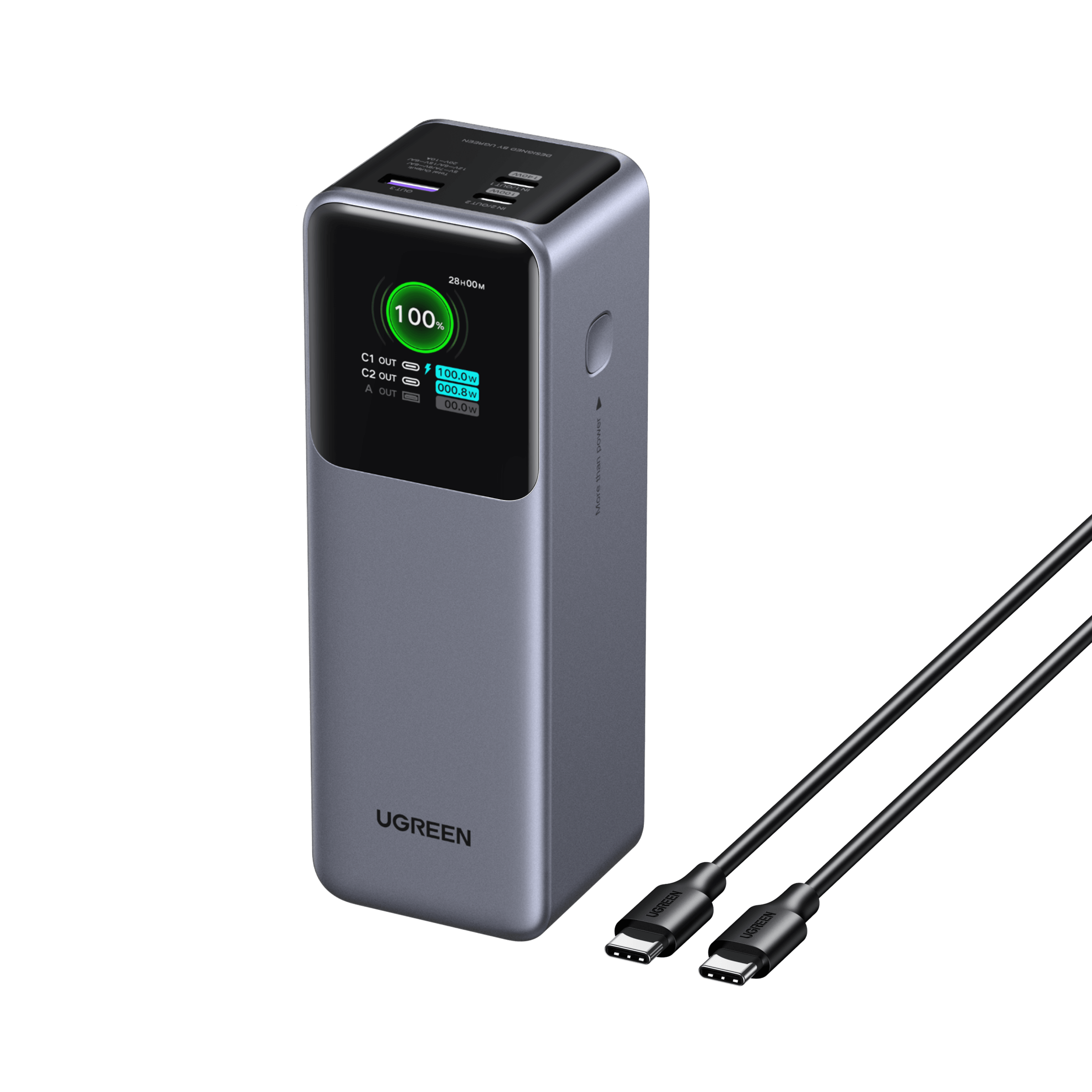 Ugreen Nexode Power Bank 25000 мА·год 200W