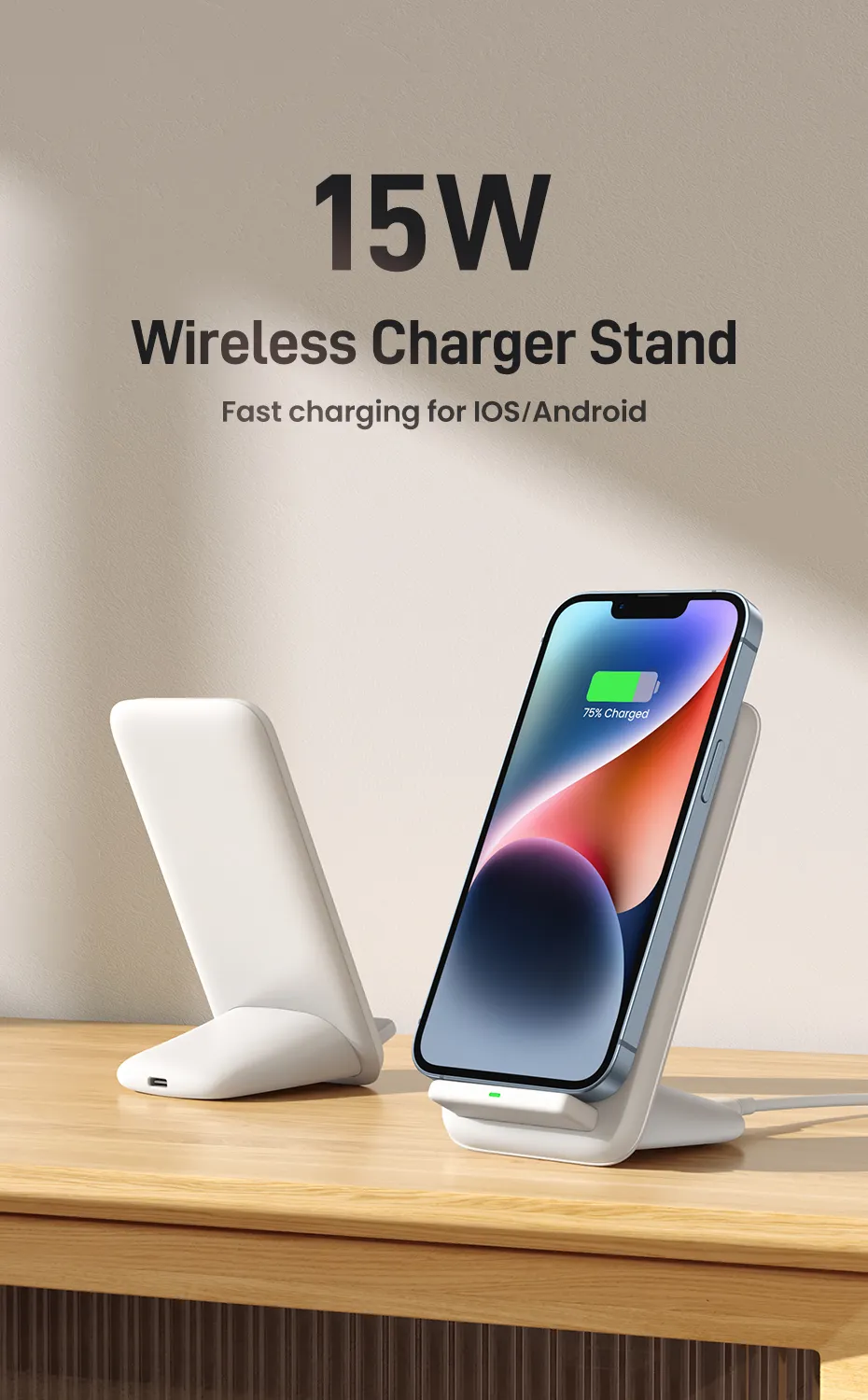 Ugreen Wireless Charging Stand 15W (CD221)